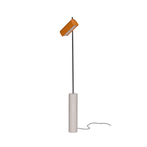 Hübsch Reflector Floor Lamp Orange