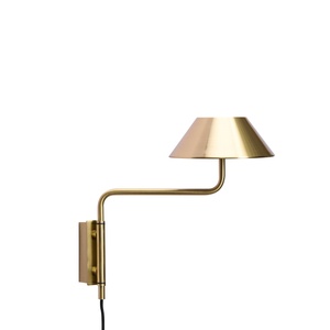 Hübsch Cover Wall Lamp Brass