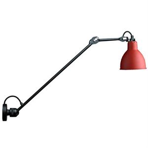 Lampe Gras N304 L60 Wall Lamp Mat Black & Red Hardwired