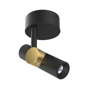 Linea Light Goose Wall lamp Ø14 Black/ Gold