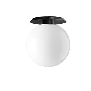 MENU TR Wall Lamp Black Shiny Opal Glass