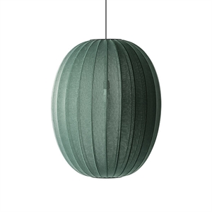 Made By Hand Knit-Wit High Oval Pendant Ø65 Tweed Green