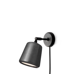 NEW WORKS Material Wall Lamp Black Marble