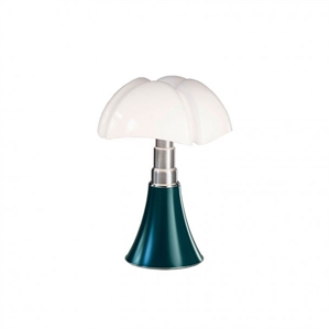 Martinelli Luce Pipistrello 1965 Table Lamp Mini Blue Green