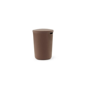 Normann Copenhagen Hide Laundry Basket Brown