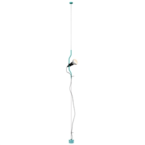 Flos Parentesi D 50 Turquoise Floor Lamp