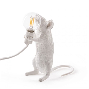 Seletti Mouse Step Standing Table Lamp White