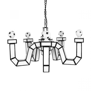 Seletti Cut&Paste Chandelier Black/ White