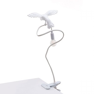 Seletti Sparrow Cruising Table Lamp With Clip White