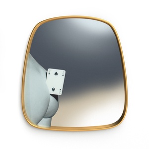 Seletti Toilet Paper Home Two Of Spades Mirror Gold/ Multicolored