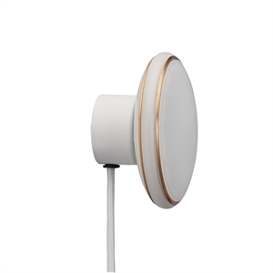 Shade ØS1 Wall Light White/Brass - w/Node