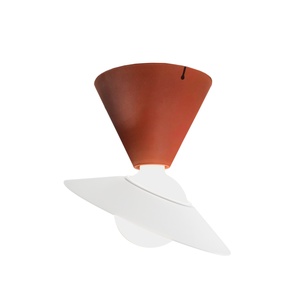Stilnovo Fante Ceiling Light Red