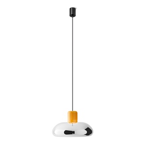 Stilnovo Trepiù Pendant Yellow/ Chrome