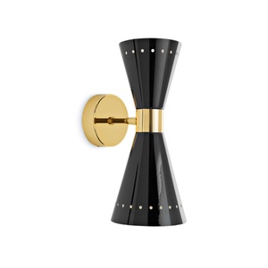 Stilnovo Megafono Wall Lamp 2 Gold/ Black/Ivory