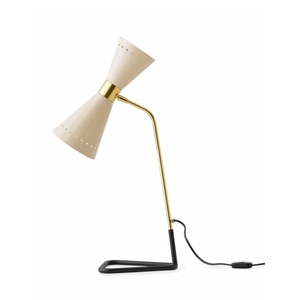 Stilnovo Megafono Table Lamp 2 Gold/Ivory