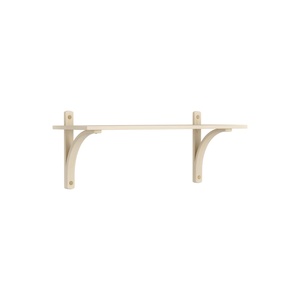 Swedese Levi Shelf 90 cm 1 Shelf Brass/Natural Lacquer Ash