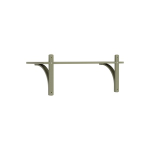Swedese Levi Shelf 90 cm 1 Shelf Brass/ Moss Green/Ash