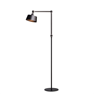 Tonone Bolt Floor Lamp Long 2 Arm Smokey Black