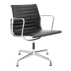 Vitra Aluminum EA 108 Office Chair with Swivel Black/ Chrome