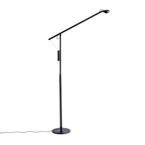 HAY Fifty-Fifty Floor Lamp Black
