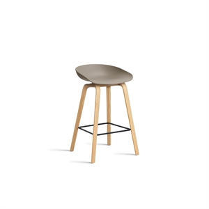 HAY AAS38 Bar Stool H65 White/Khaki