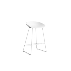HAY AAS38 Bar Stool H65 White Steel/ White