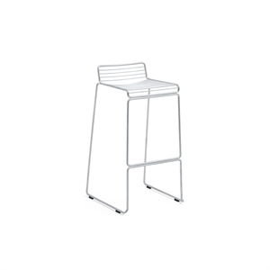 HAY Hee Bar Stool H75 Hot Galvanized
