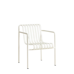 HAY Palissade Dining Chair With Armrests Cream White