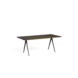 HAY Pyramid 02 Dining Table Black/ Smoked Oak