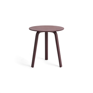 HAY Bella Coffee Table Ø45xH49 Dark Bordeaux