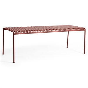 HAY Palissade Dining Table L220 Iron Red