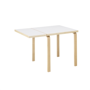 artek Aalto DL81C Dining Table With Folding Table White