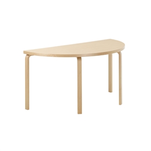 artek Aalto 96 Semi-circular Dining Table Birch