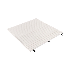 HAY Palissade Quilted Cushion For Dining Bench Cream White