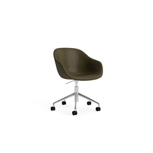 HAY AAC253 Swivel Chair With Wheels Aluminum/Sense Forest