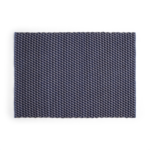 HAY Channel Rug 140x200 Blue/ White