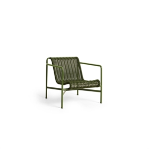 HAY Palissade Cord Armchair Low Olive