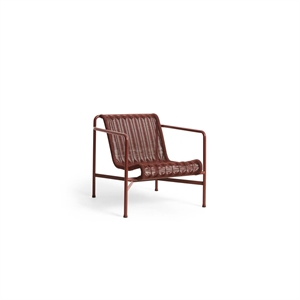 HAY Palissade Cord Armchair Low Iron Red