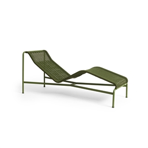 HAY Palisade Cord Chaise Logue Olive