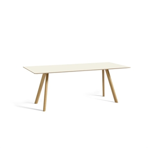 HAY CPH30 Dining Table L200 Oak/ Off White
