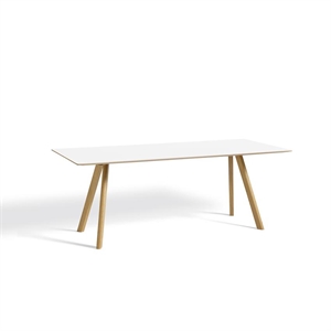 HAY CPH30 Dining Table L200 Oak/ White