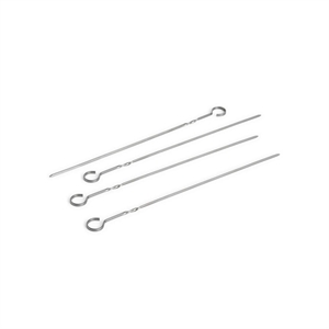 HAY Outdoor Market BBQ Skewer Set of 4 Stainless Steel