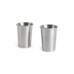 HAY Outdoor Market Cup Set of 2 Medium Silver