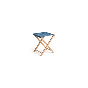 HAY Outdoor Market Stool Blue/ Beige