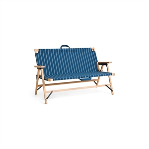 HAY Outdoor Market Sofa Blue/ Beige
