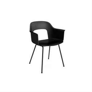 HAY Layout 211 Dining Chair With Armrests Black