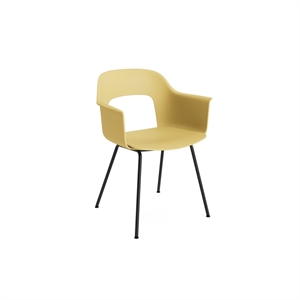 HAY Layout 211 Dining Chair With Armrests Biscotti/ Black
