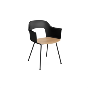 HAY Layout 212 Dining Chair With Armrests Black/Oak