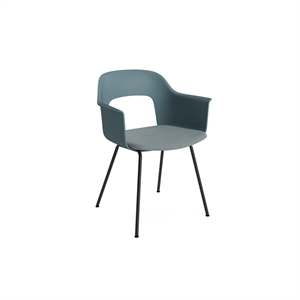 HAY Layout 213 Dining Chair With Armrests Ocean/ Black/Fashion 011