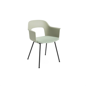 HAY Layout 213 Dining Chair With Armrests Pastel Green/ Black/ Fashion 045